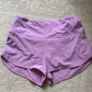 lululemon shorts purple